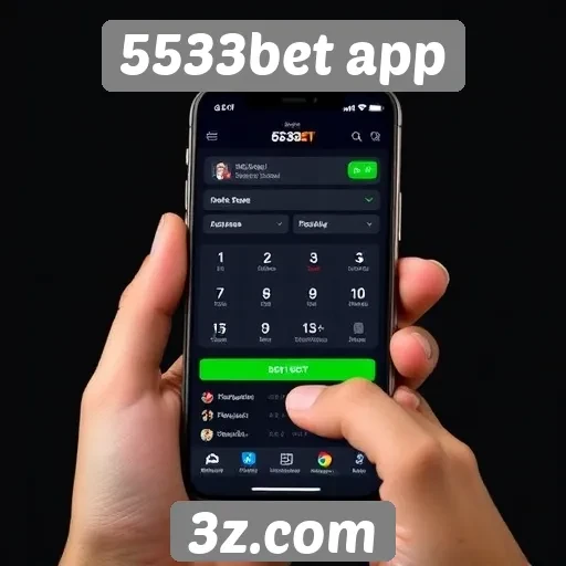 Funcionalidade da interface do 5533bet app